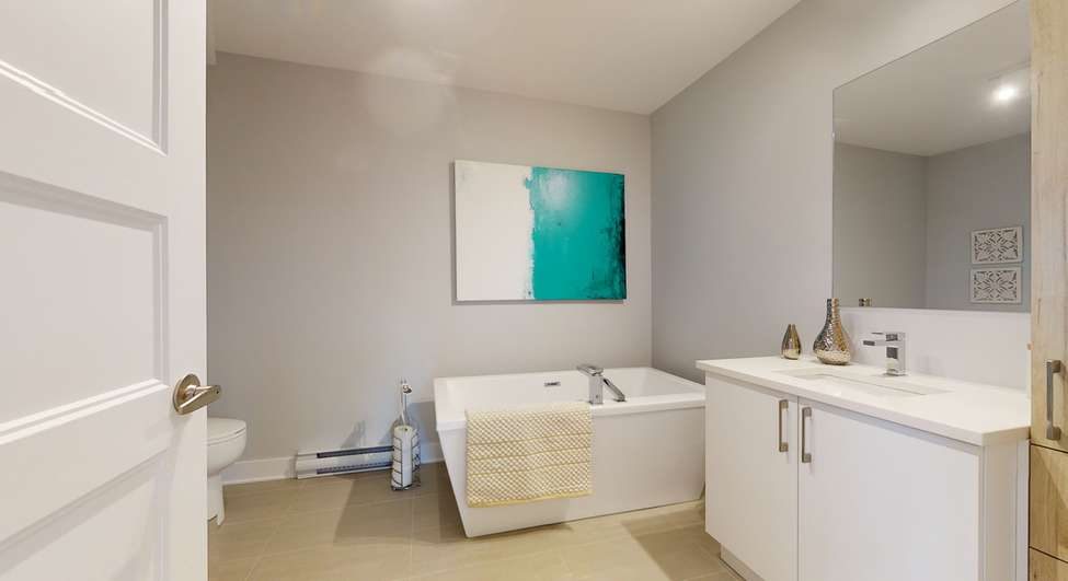 Intérieur d'un condo 5½ Gesteco à Granby