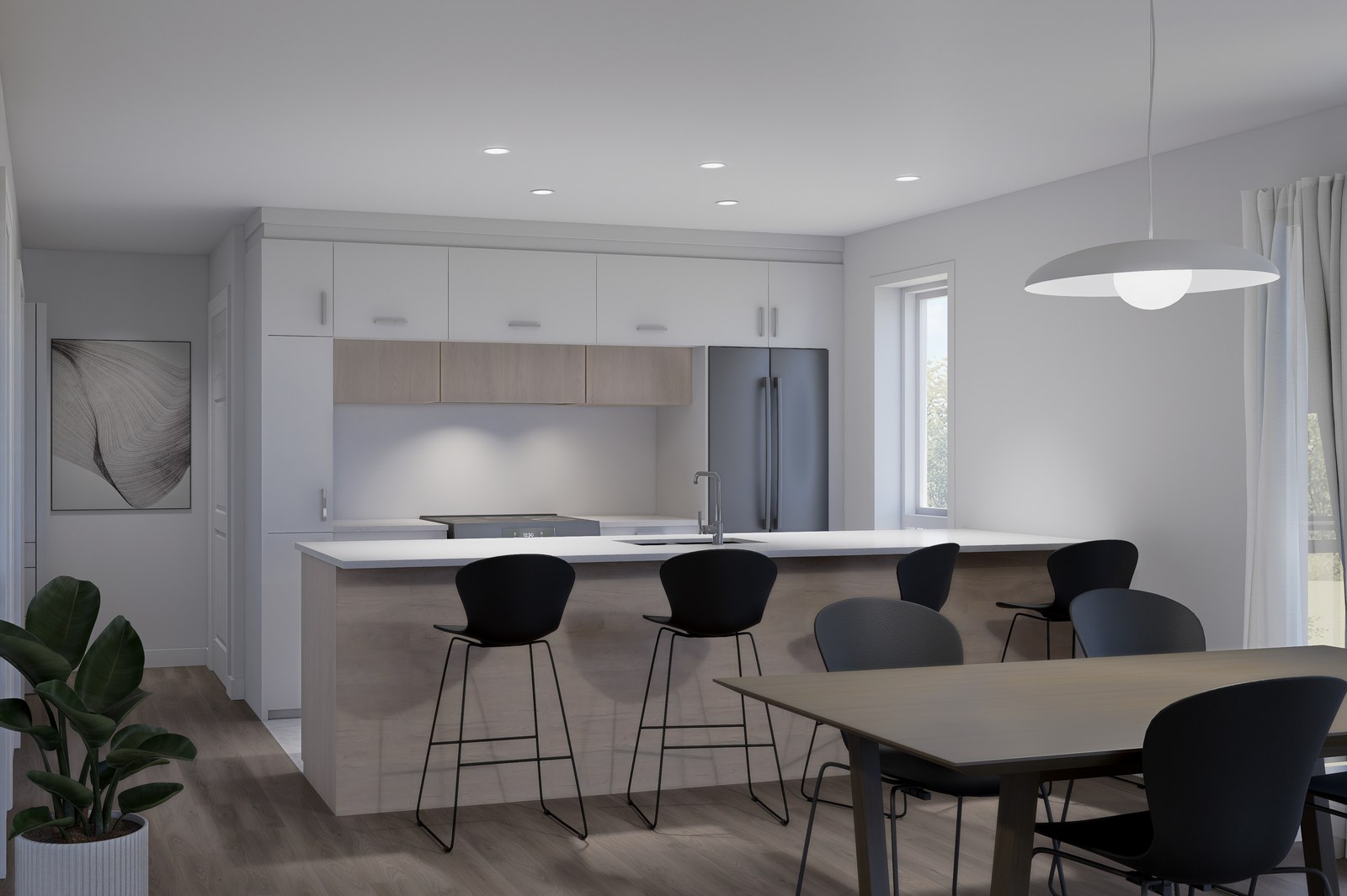Style Scandinave : cuisine et aire de vie
